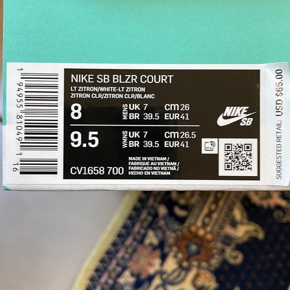 Nike mens 8/ womens 9.5 SB sneakers - Picture 10 of 10